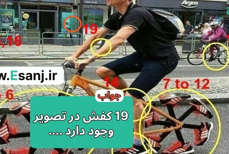 پاسخ پازل دوچرخه‌سوار